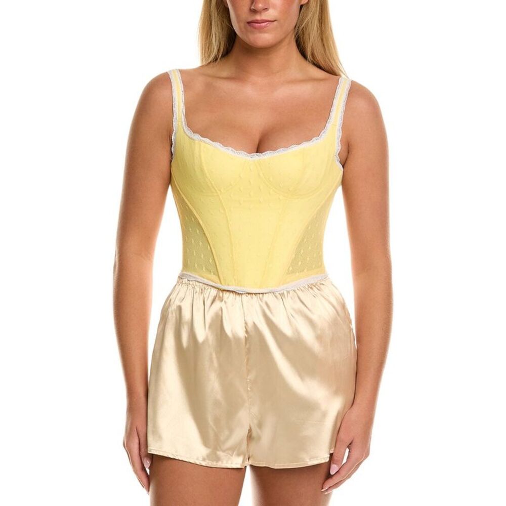 Mucci Womens  Ilaria Corset, Yellow